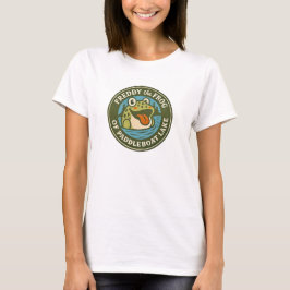 Camiseta Women's Tee Freddy the Frog on Paddleboat Lake