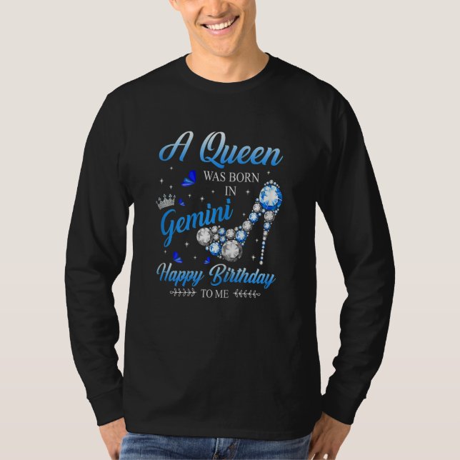 Camiseta Womens This Queen was Born In January Happy Brithd (Frente)