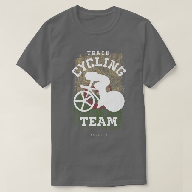 Camiseta Womens Track Cycling Algeria Road Bike Speed Cycli (Frente do Design)