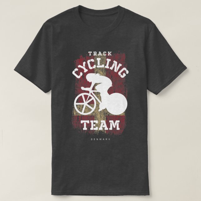 Camiseta Womens Track Cycling Denmark Road Bike Speed Cycli (Frente do Design)