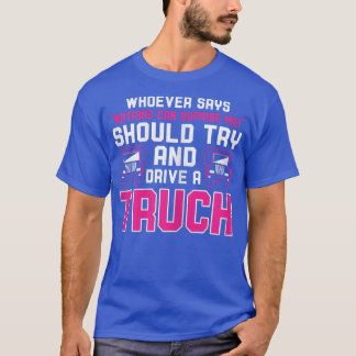 Camiseta Womens Trucking Country Trucker Diesel Freight Tru