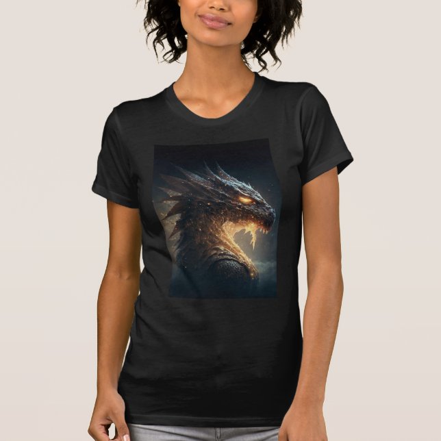 Camiseta women's vengeful dragon t-shirt (Frente)