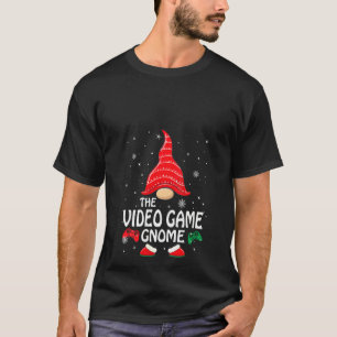 Camiseta Womens Video Game Gnomo Correspondente Família Chr
