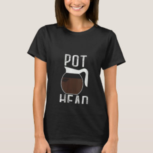 Camiseta Womens Vintage Cabeça Pote Café