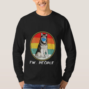 Camiseta Womens Vintage Ew Pessoas Alaskan Malamute Visto