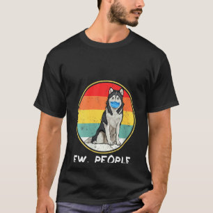 Camiseta Womens Vintage Ow Pessoas Siberianas Husky Dog Wea