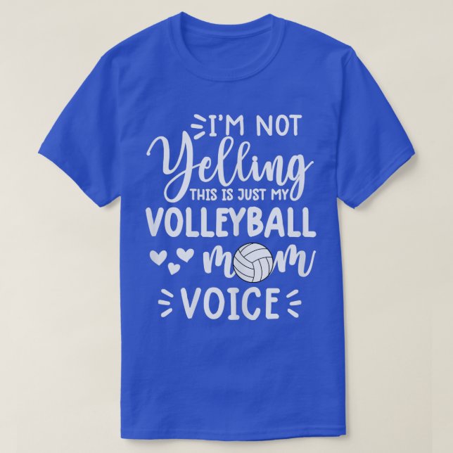 Camiseta Womens volleyball mom tee  funny volleyball s for  (Frente do Design)