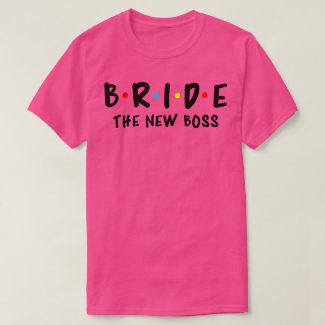 Camiseta Womens Wedding Bridal Bachelorette Party Bride And (Frente do Design)