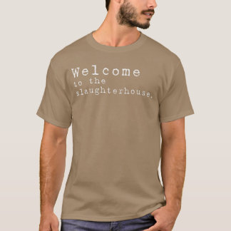 Camiseta Womens Welcome to the slaughterhouse Halloween Hor