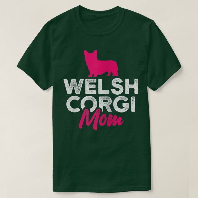 Camiseta Womens Welsh Corgi Mãe 1857 (Frente do Design)