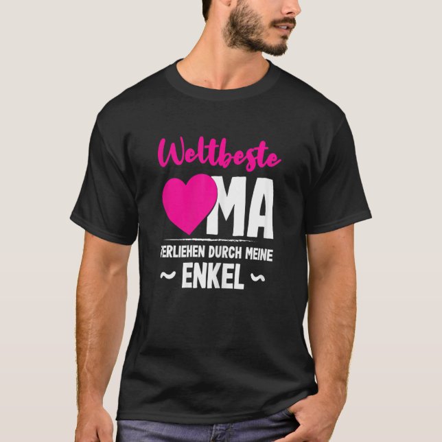 Camiseta Womens Weltbeste Oma Ehrentitel Verliehen Durch Me (Frente)