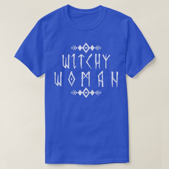 Camiseta Womens Witchy Woman  Witchcraft Witch Wicca Occult (Frente do Design)