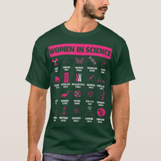 Camiseta Womens Women In Science Design for History Of Scie