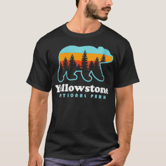 Camiseta Womens Yellowstone National Park Wyoming Bear Men