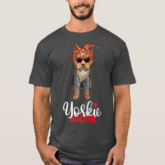 Camiseta Womens Yorkie Mama I Love Yorkie Yorkshire Terrier