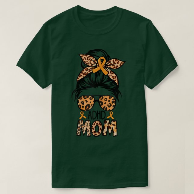 Camiseta Womens Z4d4 Mensagens Manuais Mãe Laranja Fita ADH (Frente do Design)