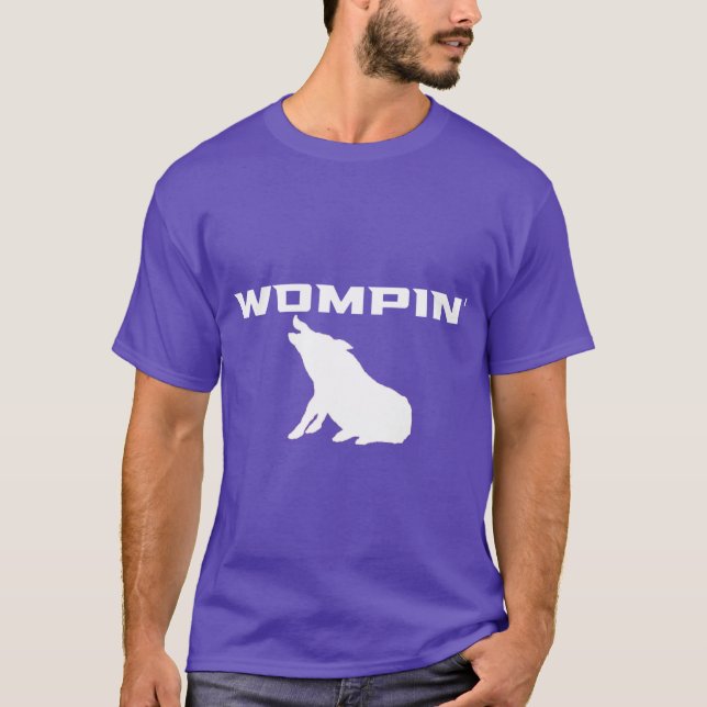 Camiseta WOMPIN branco Oversized (Frente)