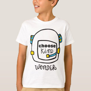 Camiseta Wonder Choose Kind - Auggie Choose Kind Space Helm