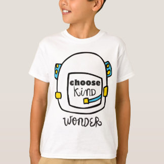 Camiseta Wonder Choose Kind - Auggie Choose Kind Space Helm
