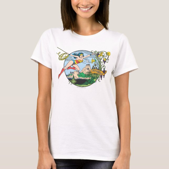 Camiseta Wonder Paradise Island (Frente)