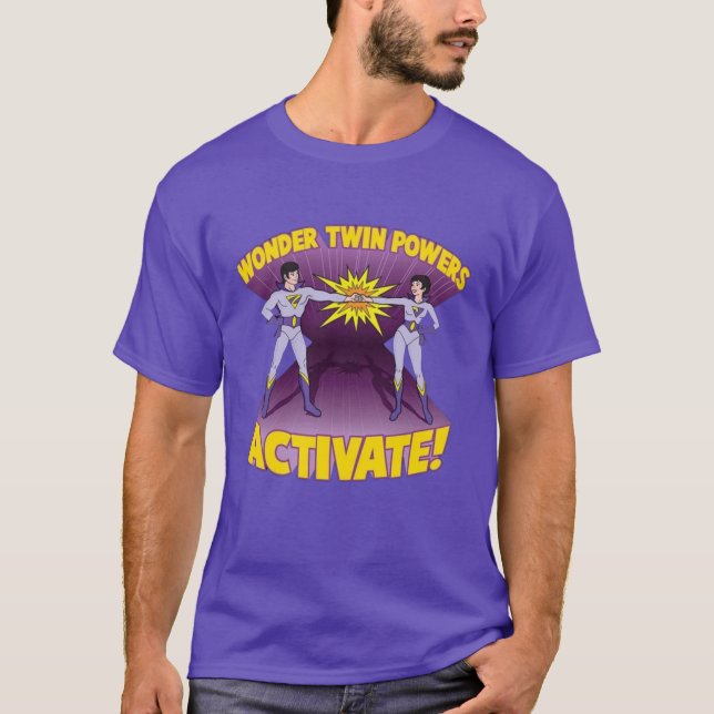 Camiseta Wonder Twins (Frente)