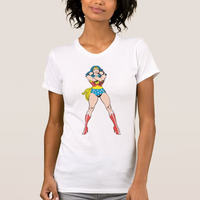 Camiseta Wonder Woman Arms Crossed (Frente)