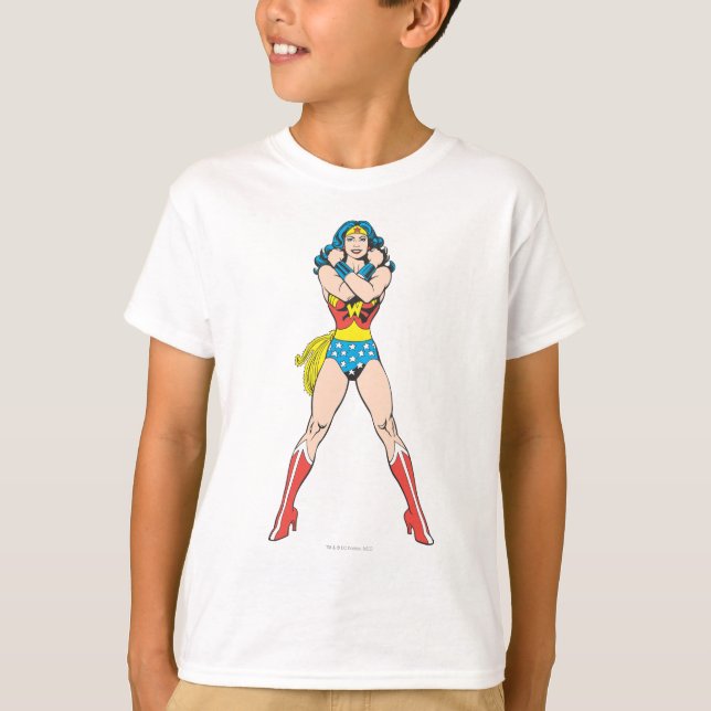 Camiseta Wonder Woman Arms Crossed (Frente)