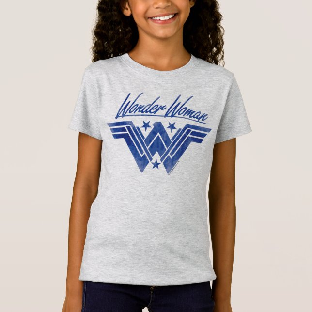 Camiseta Wonder Woman Stacked Stars Symbol (Frente)