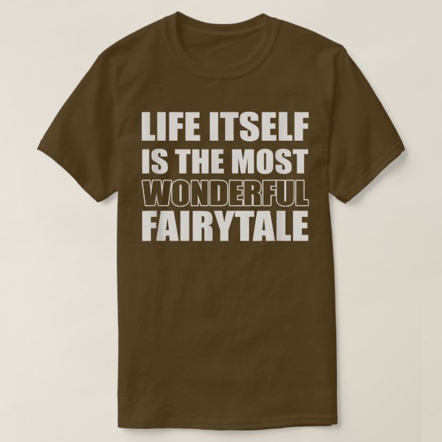 Camiseta Wonderful Fairytale Positive Person  (Frente do Design)