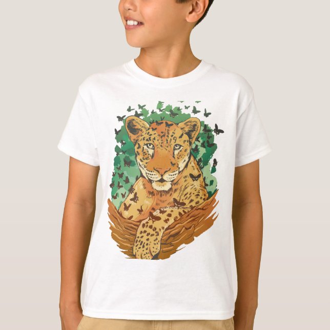 Camiseta wonderful leopard design with a grandiose charisma (Frente)