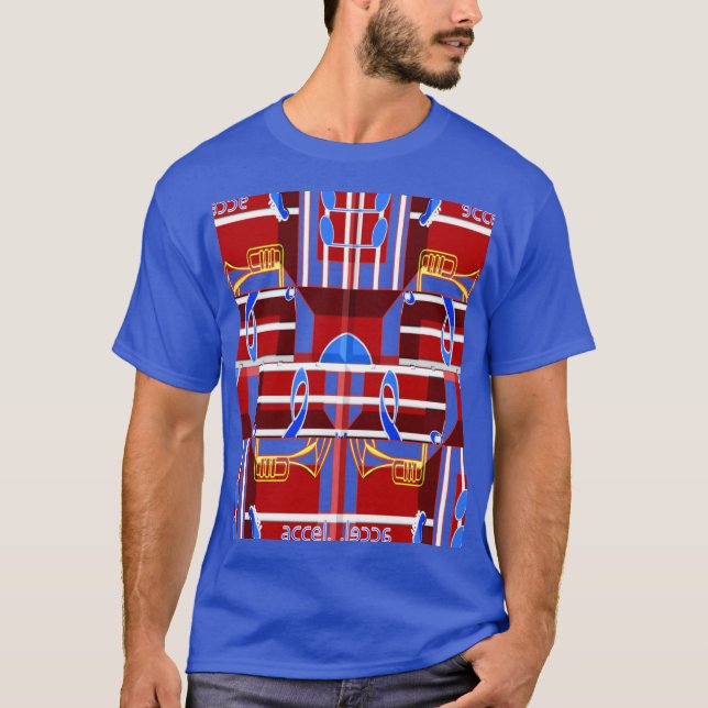 Camiseta Wonderful Music Blue Summer Vibes Geometric Romant (Frente)