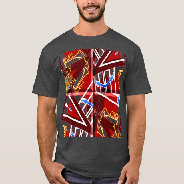 Camiseta Wonderful Music Blue Summer Vibes Geometric Romant (Frente)