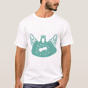 Camiseta Wonderland de inverno - um anão com um presente