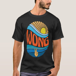 Camiseta Wong Vintage Sunset Wong Groovy Tie Dye
