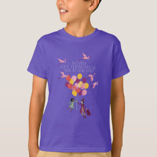Camiseta Wonka "Nunca Deixe Que Roubem Seus Sonhos"