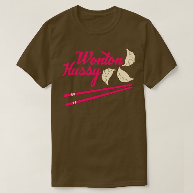 Camiseta Wonton Hussy (Frente do Design)
