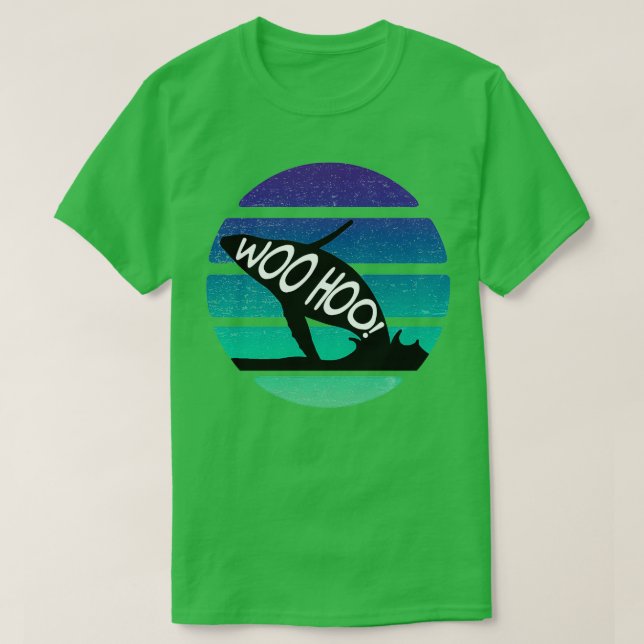 Camiseta Woo Hoo Whale (Frente do Design)