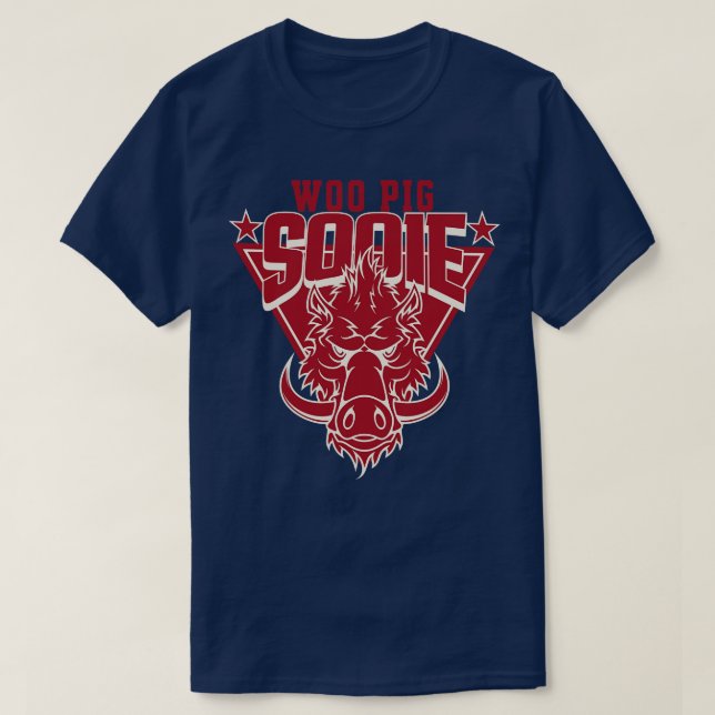 Camiseta Woo Pig Sooie Triangular (Frente do Design)