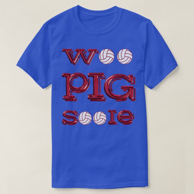 Camiseta Woo Pig Volleybolas (Frente do Design)