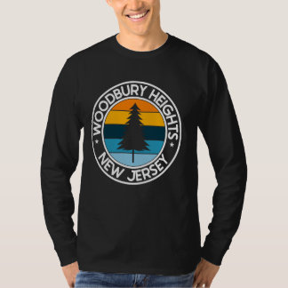Camiseta Woodbury Heights New Jersey NJ EUA City Pride Retr