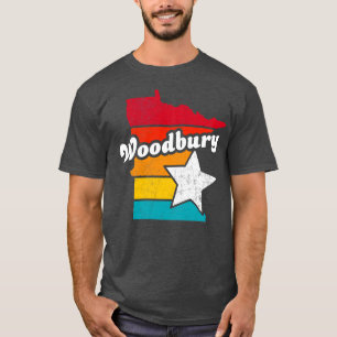 Camiseta Woodbury Minnesota Vintage afligida Souvenir 2