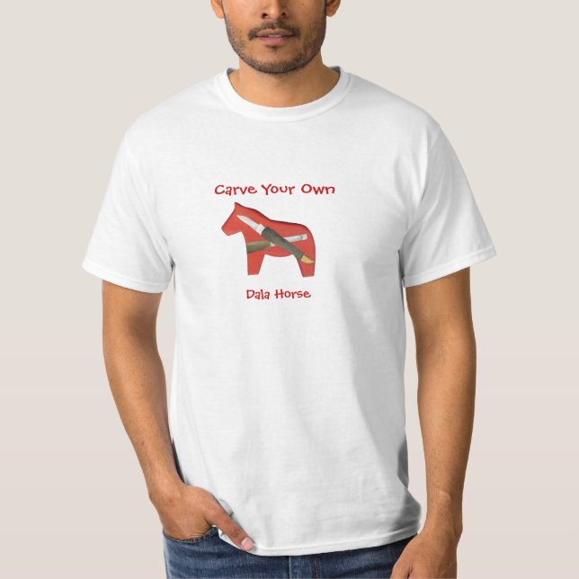 Camiseta Woodcarvers Dala Horse (Frente)