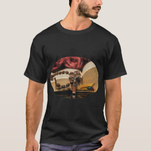 Camiseta Wooden Rosary com Jesus na Cruz