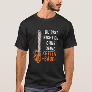 Camiseta Wooden T-Shirt Forest Worker Chainsaw Woodwo