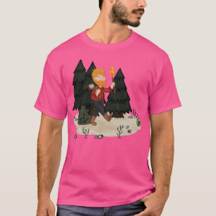 Camiseta Woodie no bosque