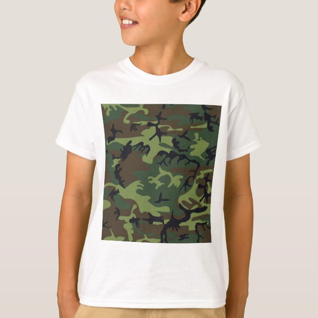 Camiseta Woodland Camo (Frente)