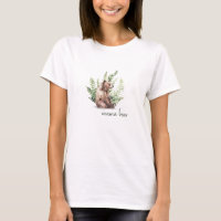Woodland Mama Bear Chá de fraldas T-Shirt