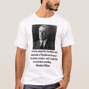 Camiseta Woodrow Wilson em republicanos