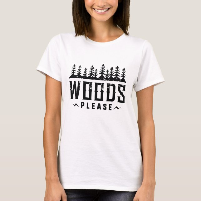Camiseta Woods, por favor (Frente)