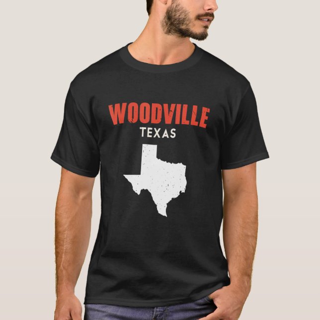 Camiseta Woodville Texas USA State America Travel Texas (Frente)
